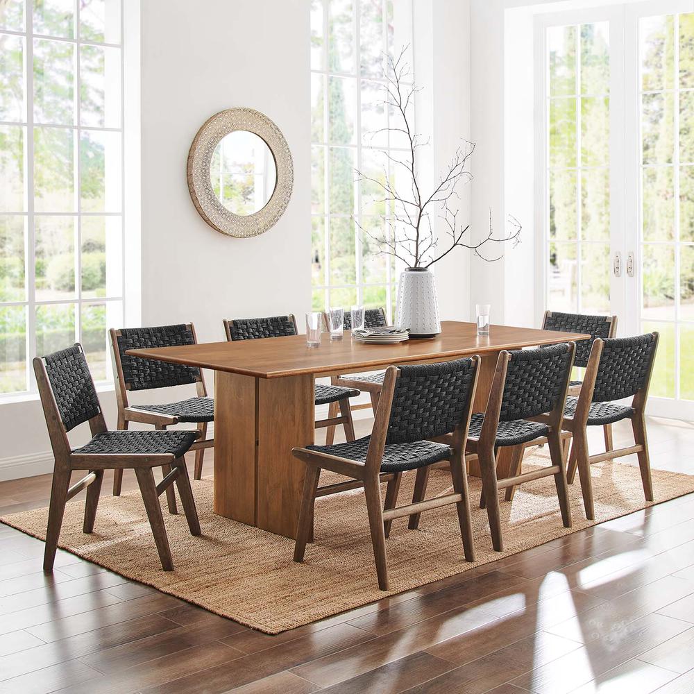 Amistad 86" Wood Dining Table. Picture 9