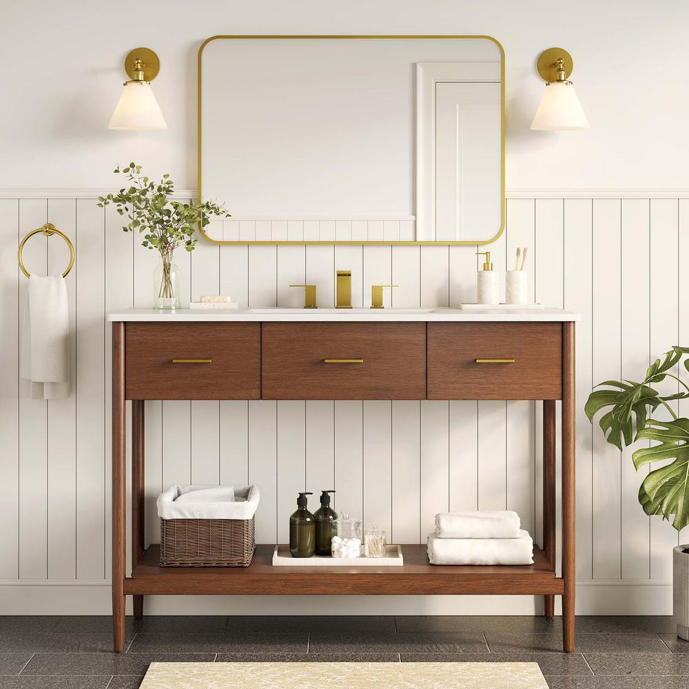 Zaire 48” Single Sink Compatible Bathroom Vanity Cabinet. Picture 9