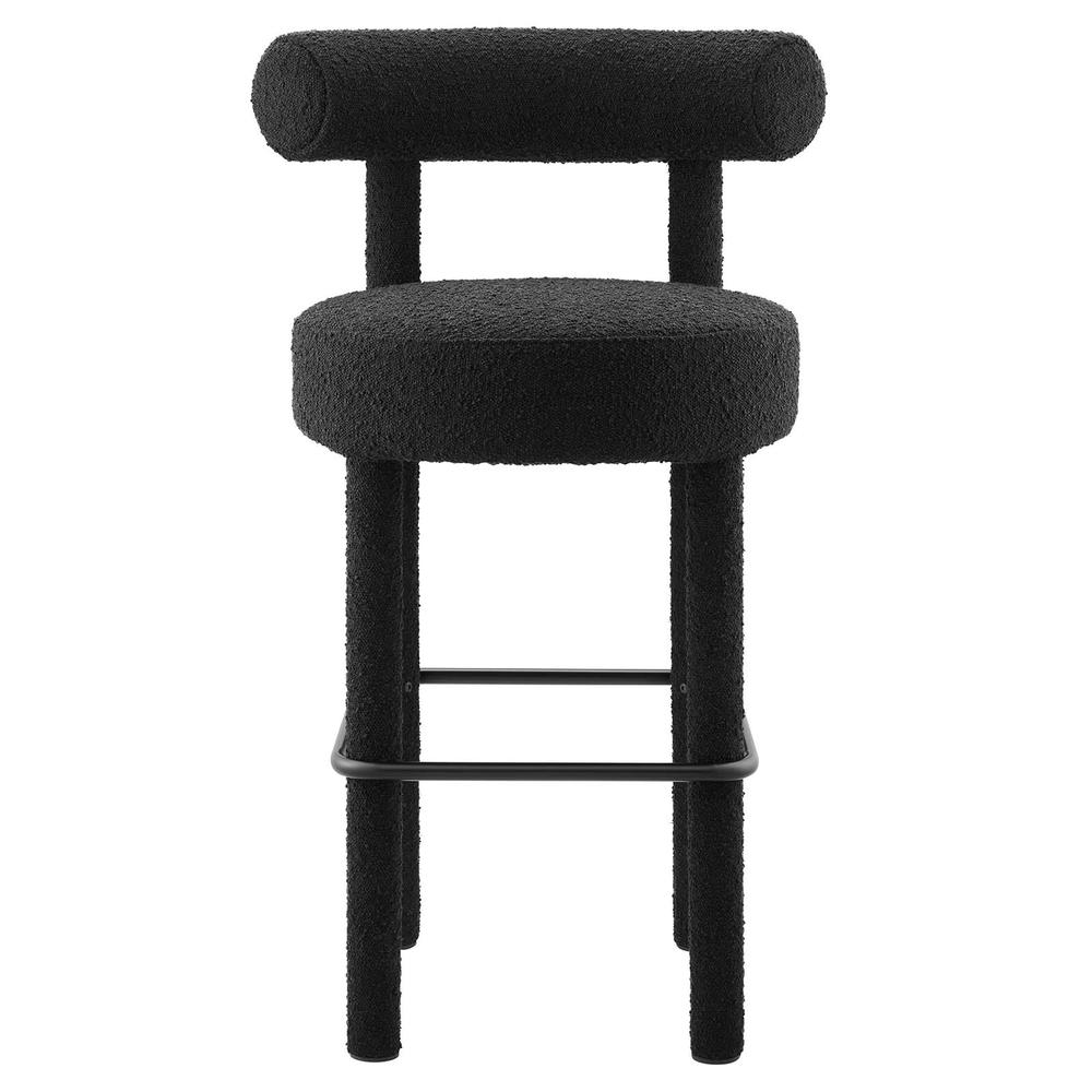 Toulouse Boucle Fabric Bar Stool. Picture 4