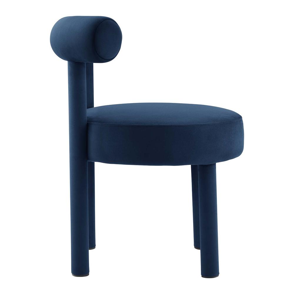 Toulouse Performance Velvet Dining Chair. Picture 2