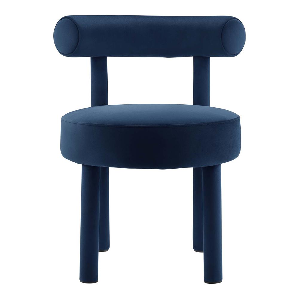 Toulouse Performance Velvet Dining Chair. Picture 4