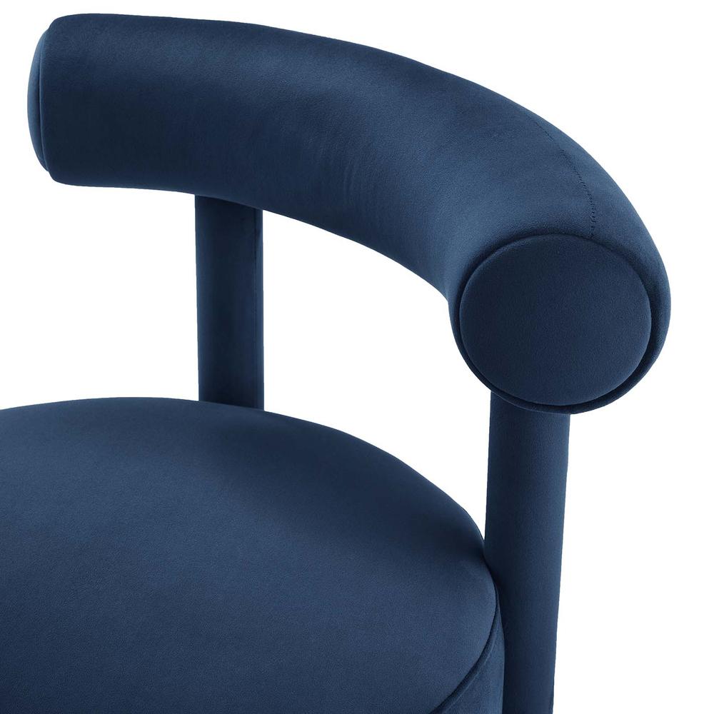 Toulouse Performance Velvet Dining Chair. Picture 5