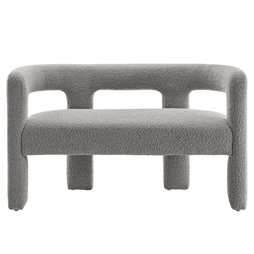 Kayla Boucle Upholstered Loveseat. Picture 4