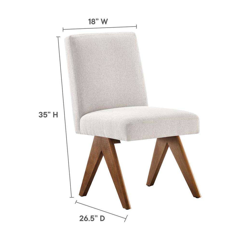 Lyra Fabric Dining Room Side Chair - Set of 2. Picture 8