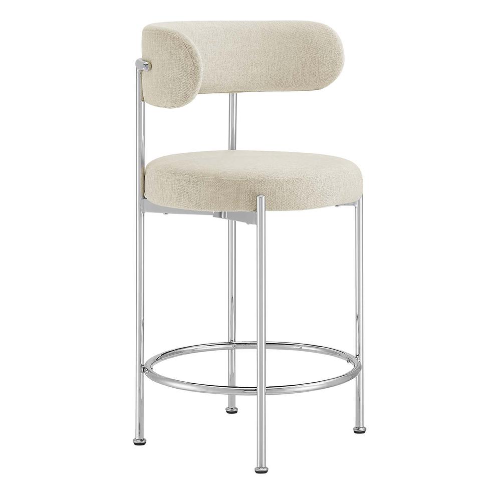 Albie Fabric Counter Stools - Set of 2. Picture 2
