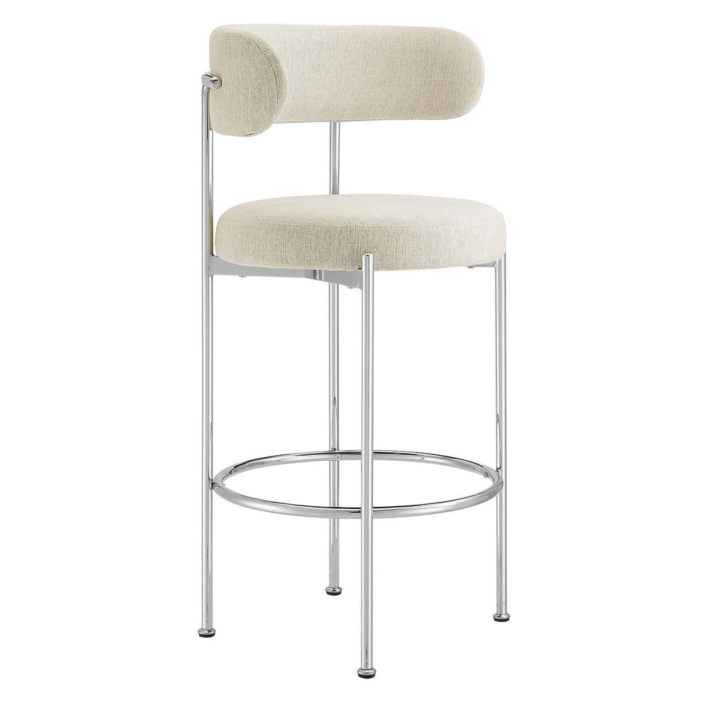 Albie Fabric Bar Stools - Set of 2. Picture 2