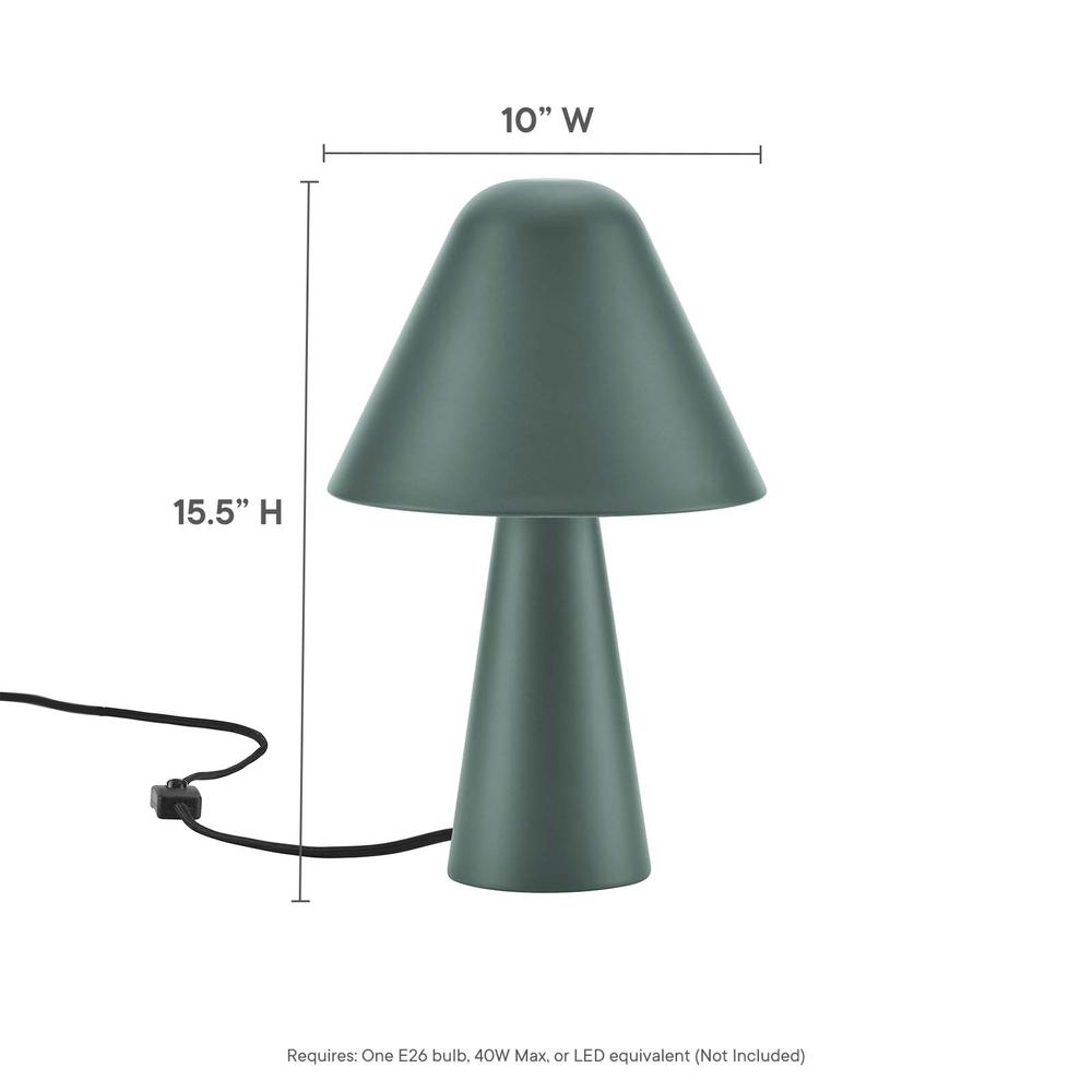 Jovial Metal Mushroom Table Lamp. Picture 7
