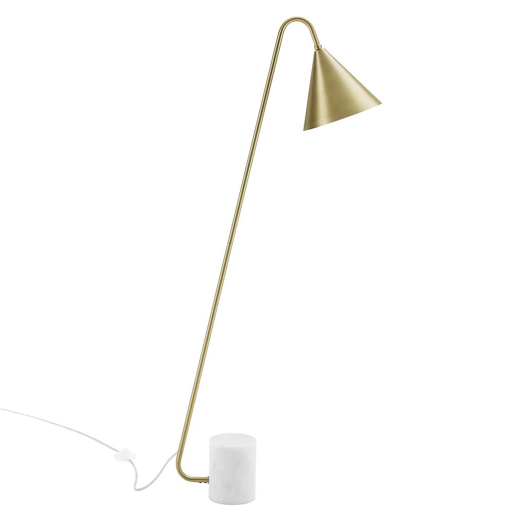 Ayla Marble Base Floor Lamp. Picture 2