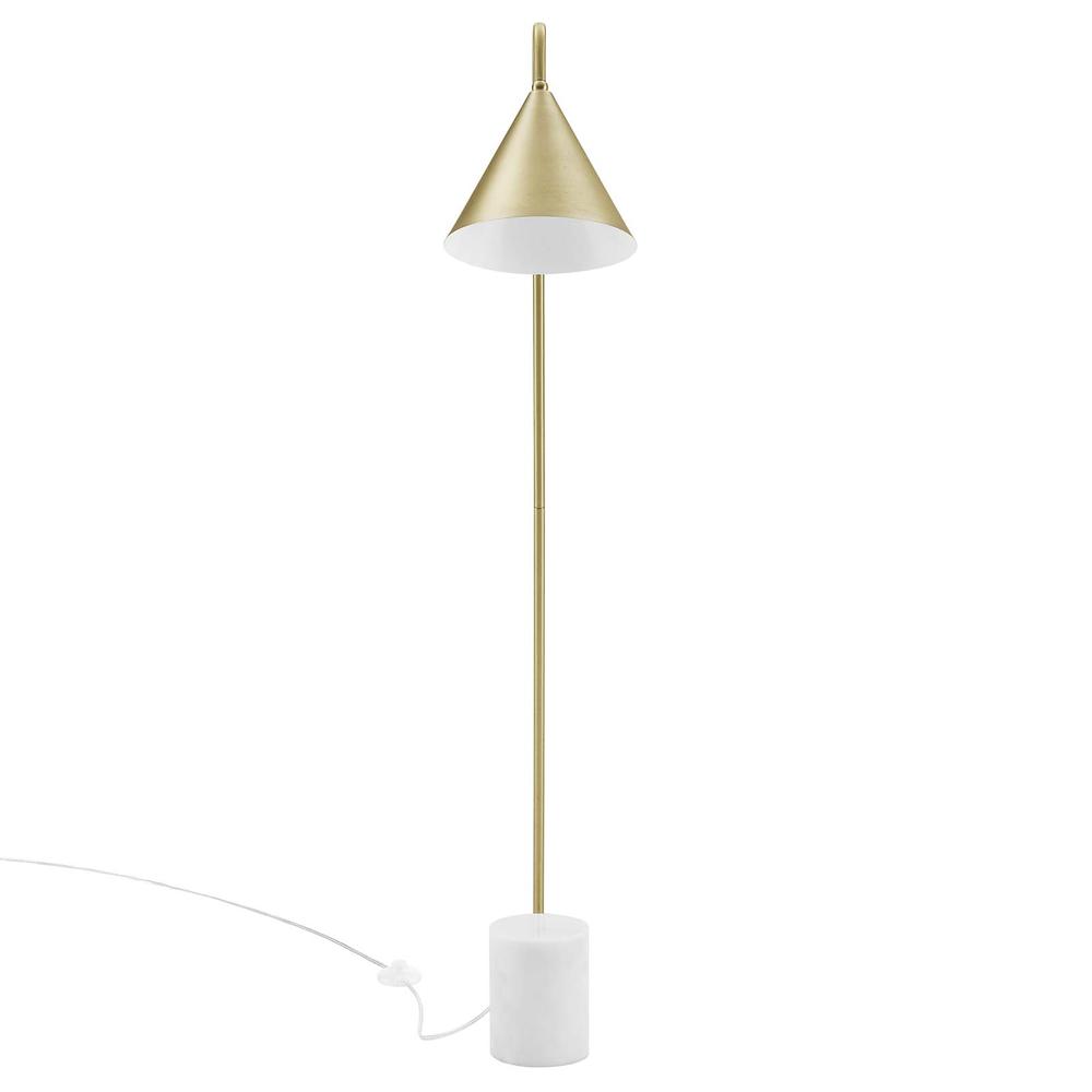 Ayla Marble Base Floor Lamp. Picture 3