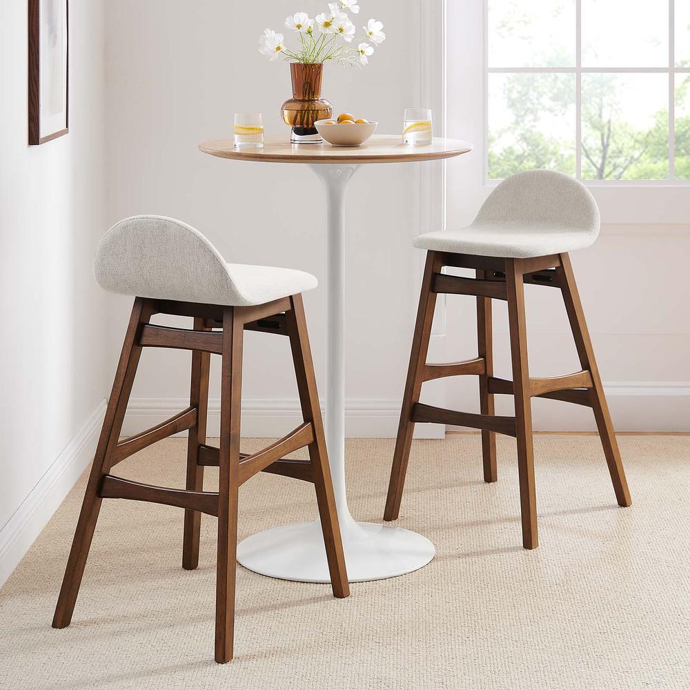 Juno Wood Bar Stool - Set of 2. Picture 9
