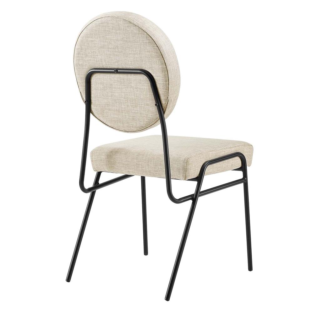 Craft Upholstered Fabric Dining Side Chairs - Set of 2. Picture 3