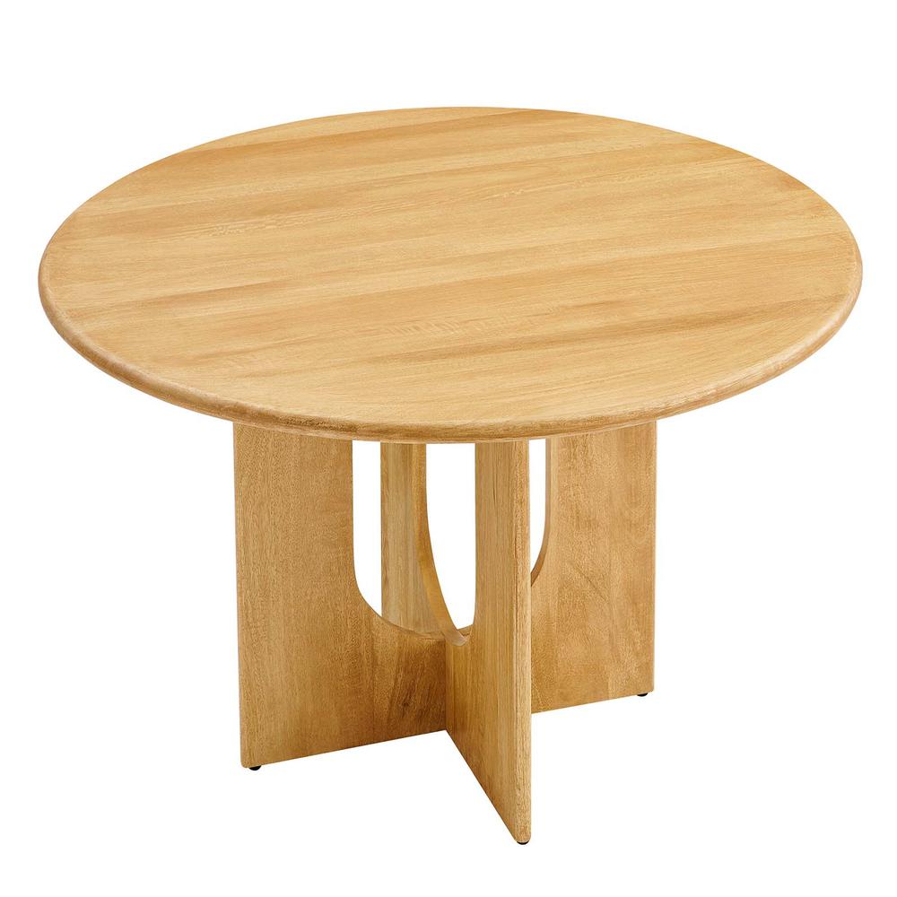 Rivian Round 48" Wood Dining Table. Picture 1