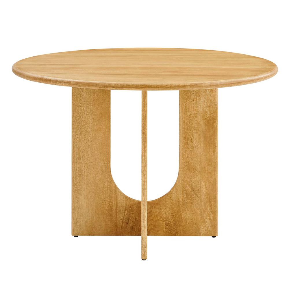 Rivian Round 48" Wood Dining Table. Picture 2