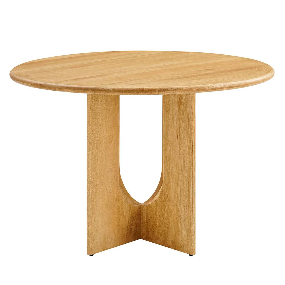 Rivian Round 48" Wood Dining Table. Picture 3