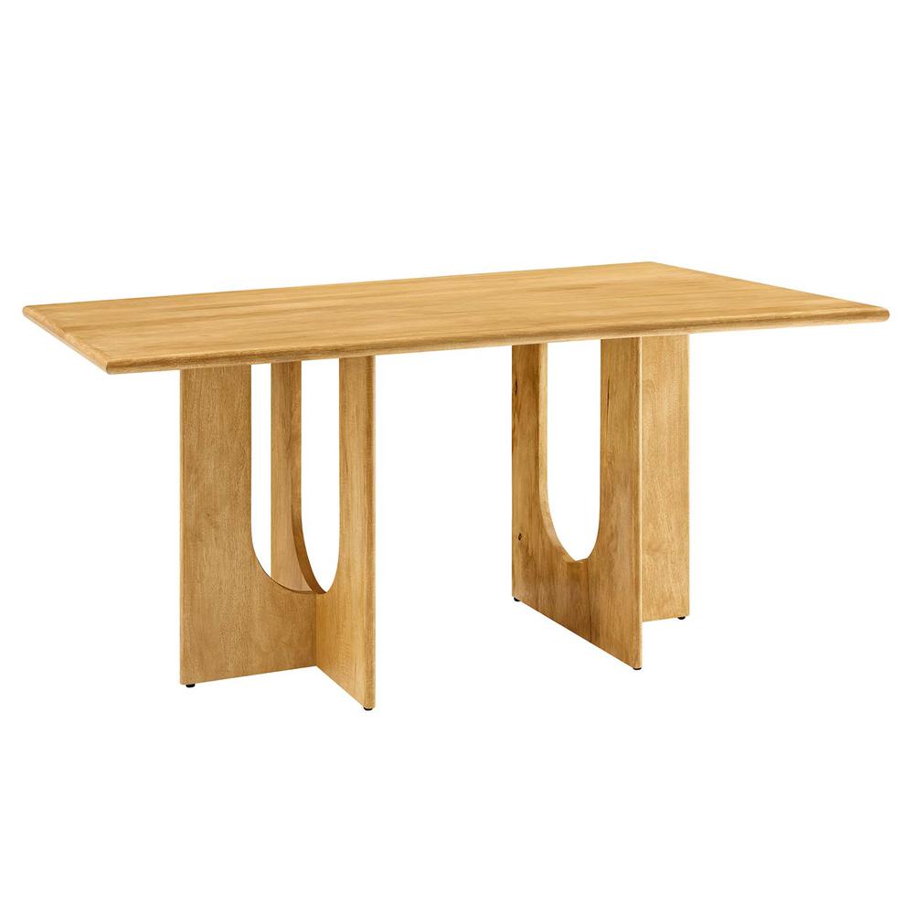 Rivian Rectangular 70" Wood Dining Table. Picture 1