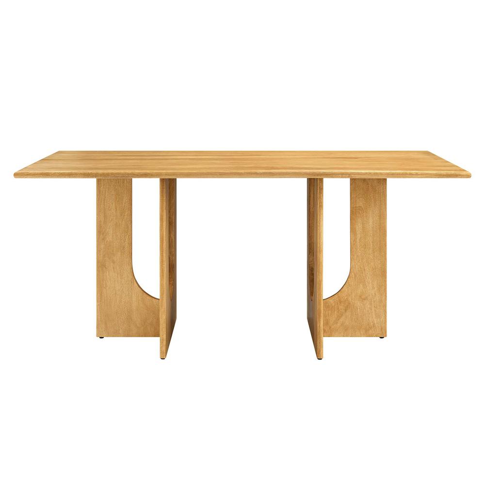 Rivian Rectangular 70" Wood Dining Table. Picture 3