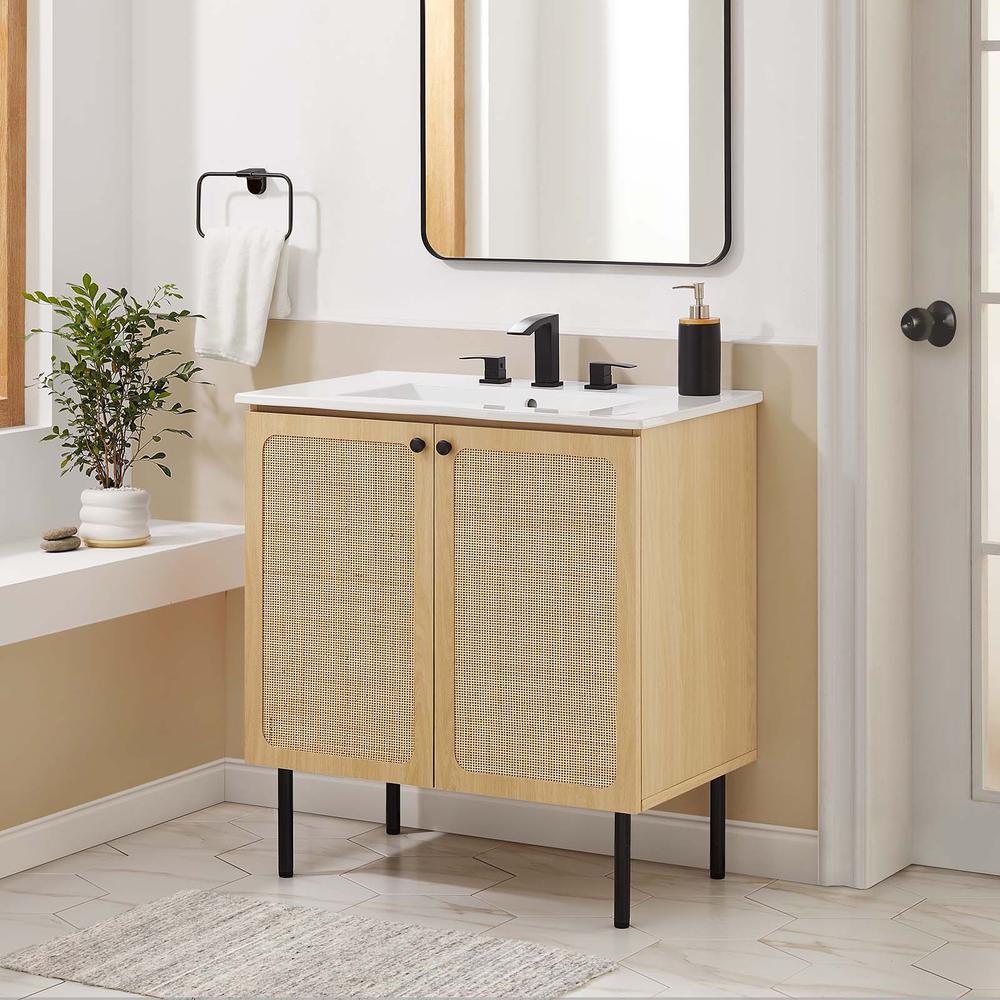 Chaucer 30" Bathroom Vanity Cabinet (Sink Basin Not Included). Picture 9