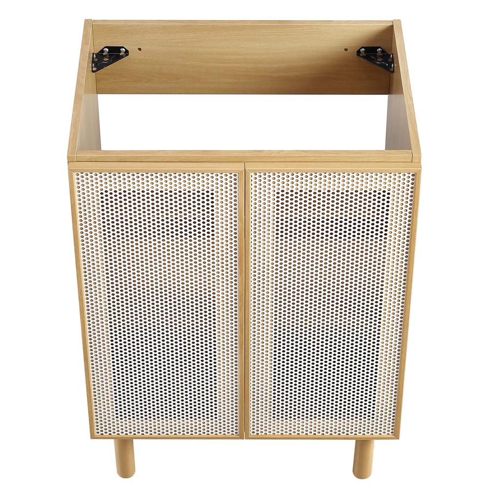 Calla 24" Perforated Metal Bathroom Vanity Cabinet (Sink Basin Not Included). Picture 5