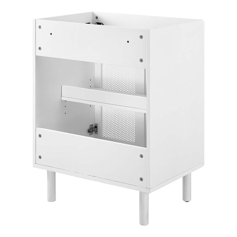 Calla 24" Perforated Metal Bathroom Vanity Cabinet (Sink Basin Not Included). Picture 3