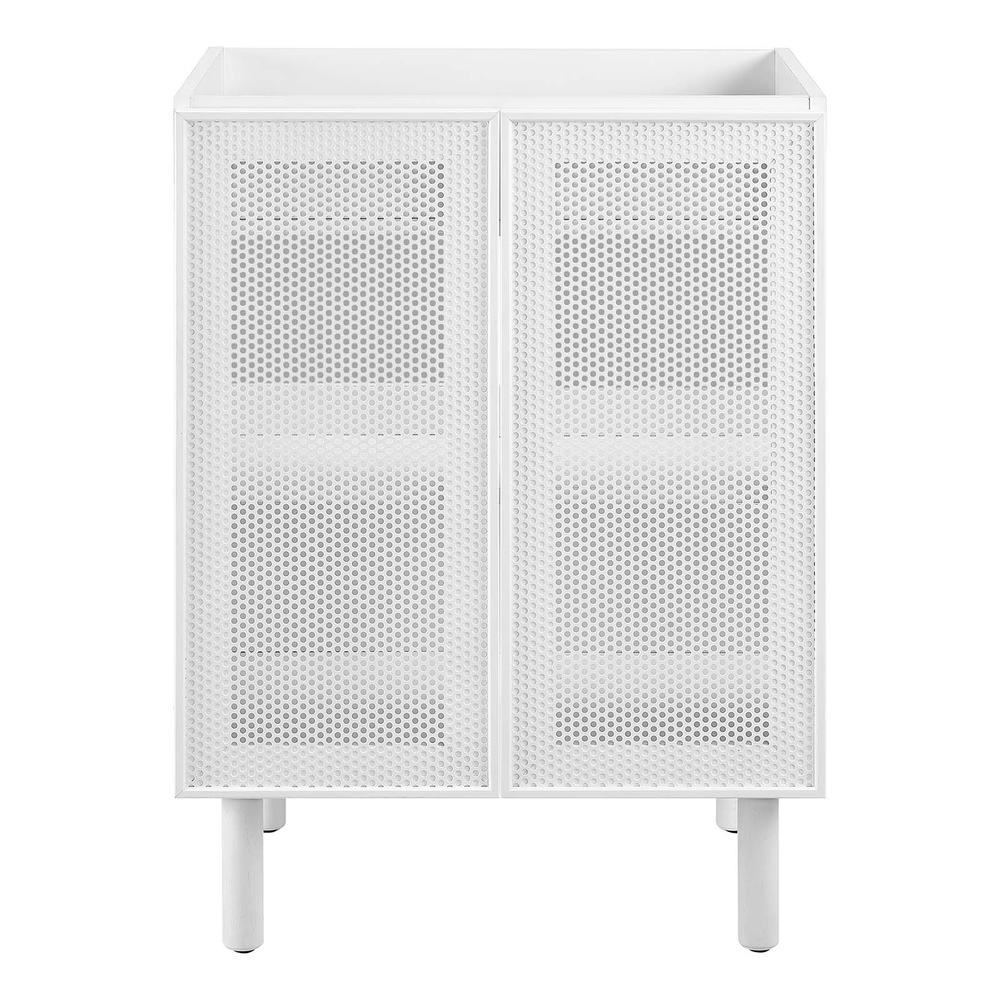 Calla 24" Perforated Metal Bathroom Vanity Cabinet (Sink Basin Not Included). Picture 4
