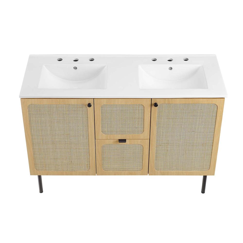 Chaucer 48" Double Sink Bathroom Vanity. Picture 10