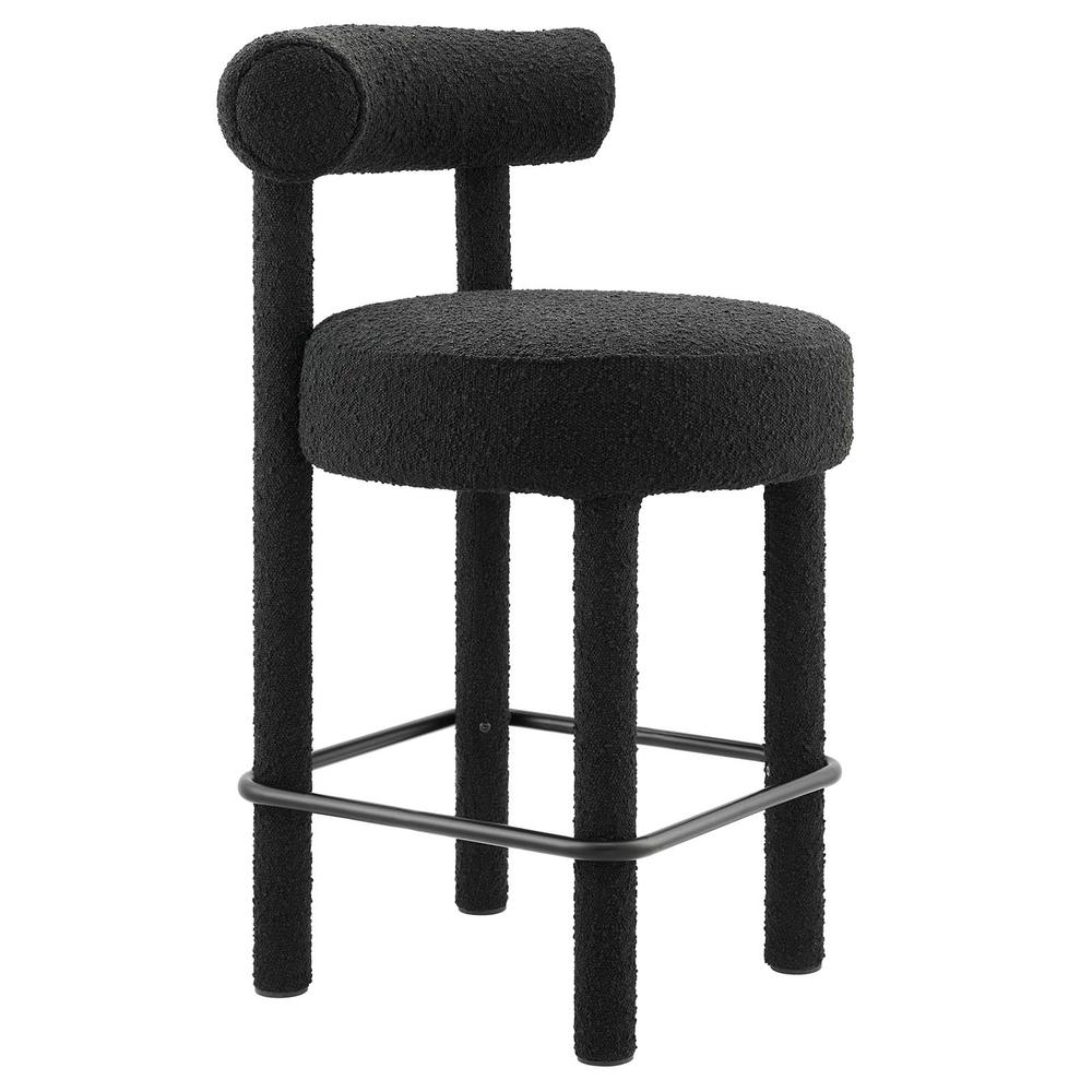 Toulouse Boucle Fabric Counter Stool - Set of 2. Picture 2