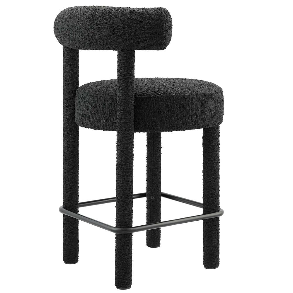 Toulouse Boucle Fabric Counter Stool - Set of 2. Picture 4