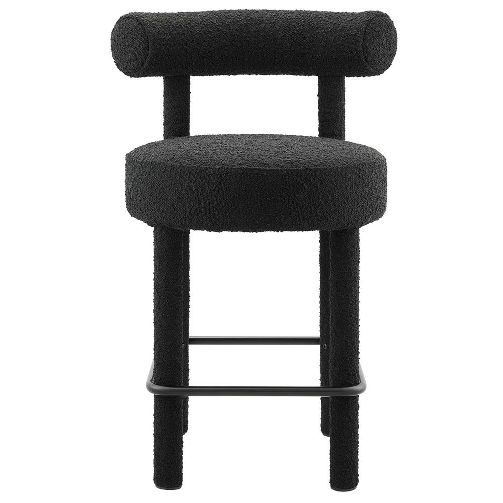Toulouse Boucle Fabric Counter Stool - Set of 2. Picture 5