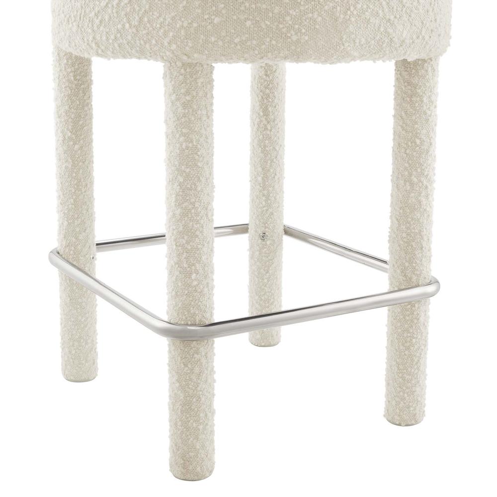 Toulouse Boucle Fabric Counter Stool - Set of 2. Picture 6