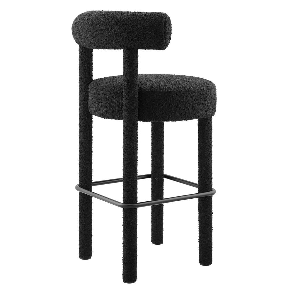 Toulouse Boucle Fabric Bar Stool - Set of 2. Picture 4