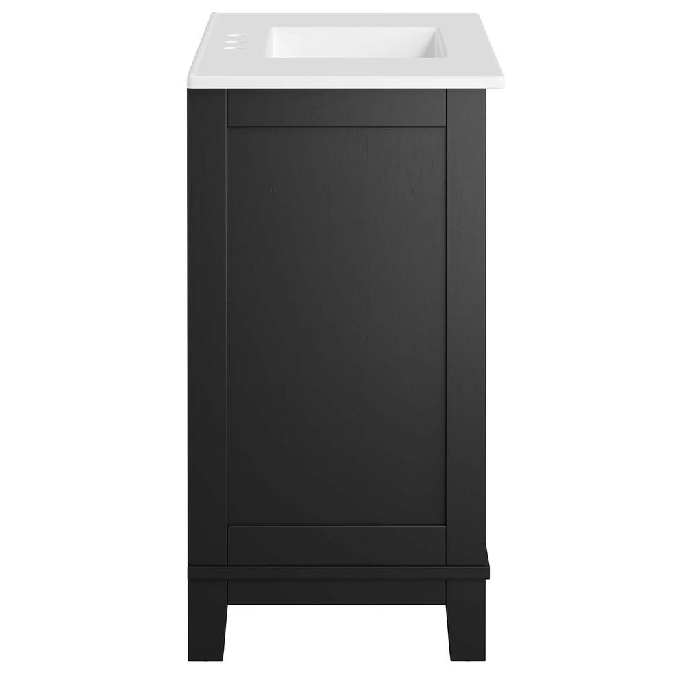 Dixie 36” Solid Wood Bathroom Vanity Cabinet. Picture 2