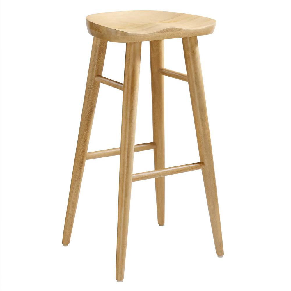 Saville Backless Wood Bar Stools - Set of 2. Picture 2