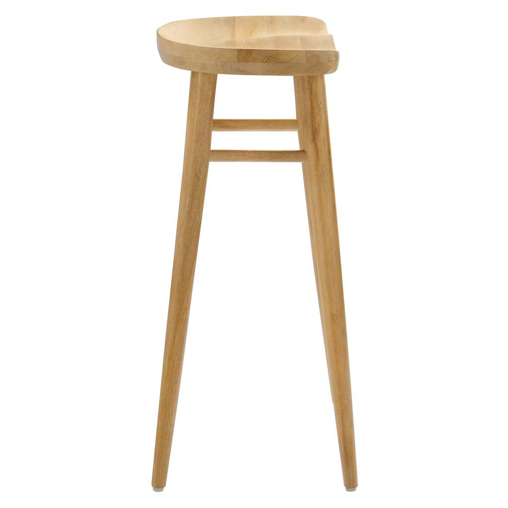 Saville Backless Wood Bar Stools - Set of 2. Picture 3