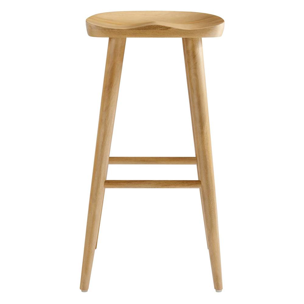 Saville Backless Wood Bar Stools - Set of 2. Picture 5