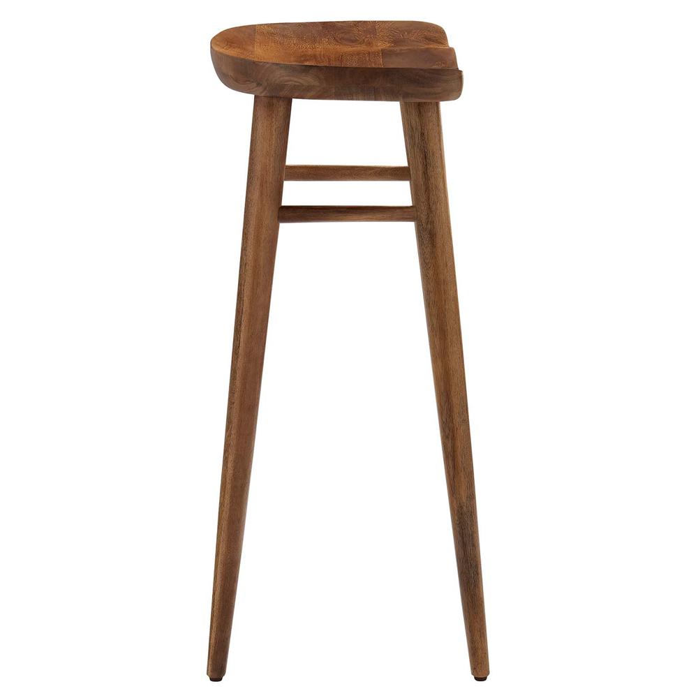 Saville Backless Wood Bar Stools - Set of 2. Picture 3
