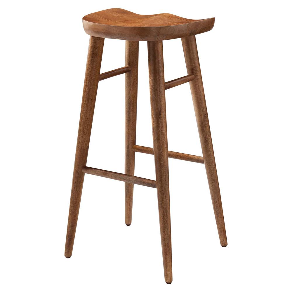 Saville Backless Wood Bar Stools - Set of 2. Picture 4