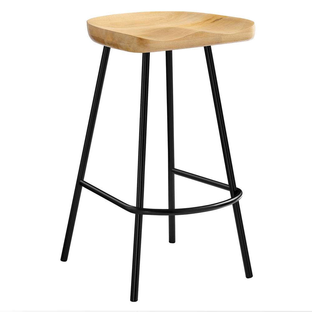 Concord Backless Wood Counter Stools - Set of 2. Picture 2