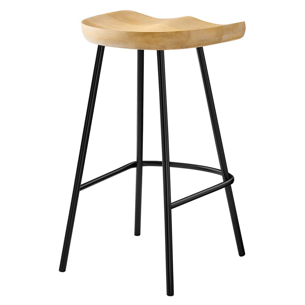 Concord Backless Wood Counter Stools - Set of 2. Picture 4