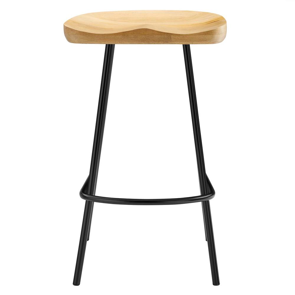 Concord Backless Wood Counter Stools - Set of 2. Picture 5