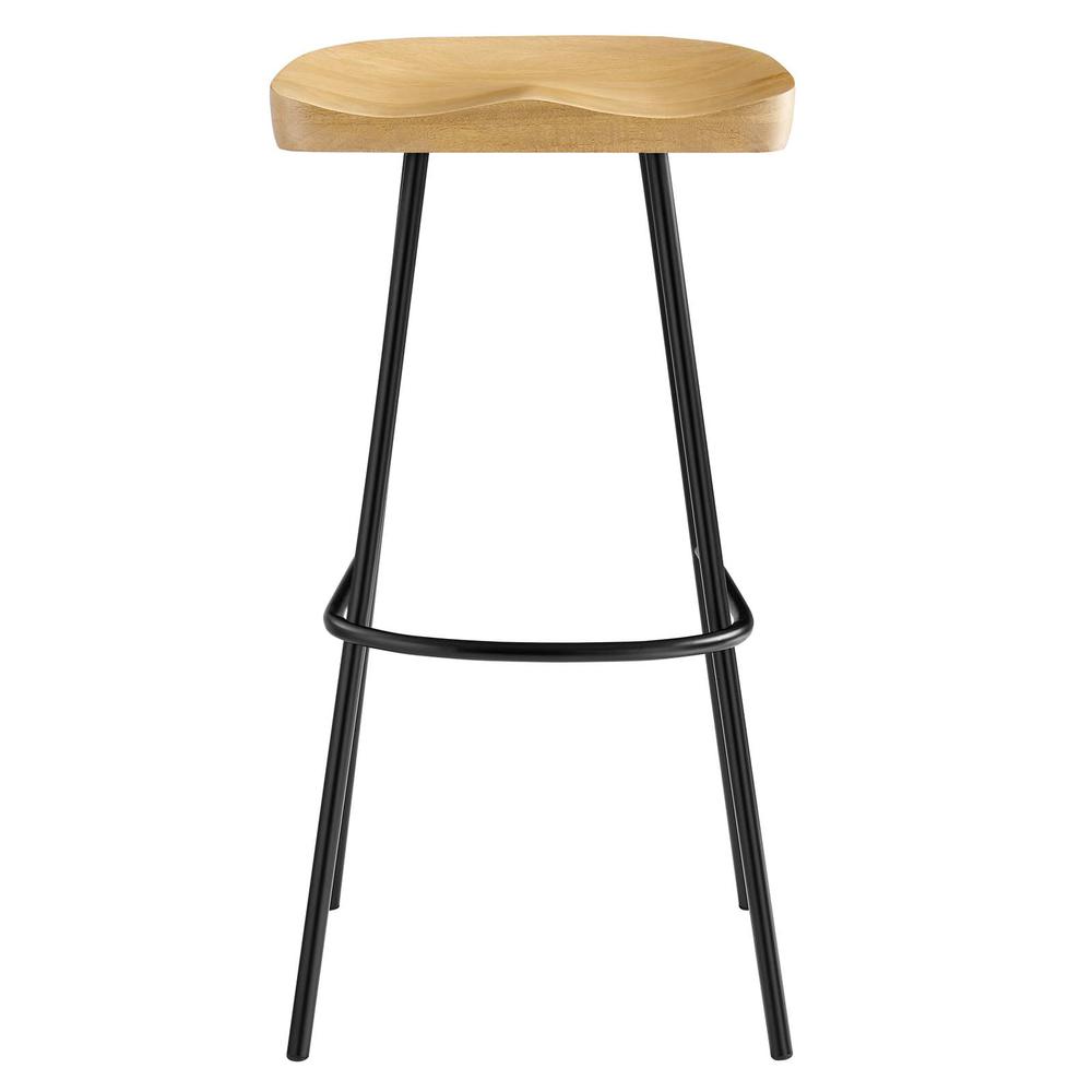 Concord Backless Wood Bar Stools - Set of 2. Picture 5