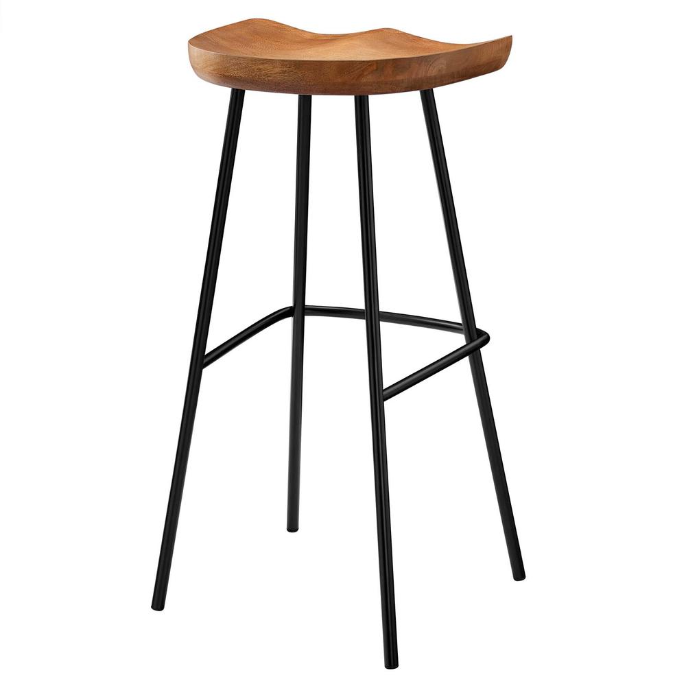 Concord Backless Wood Bar Stools - Set of 2. Picture 4