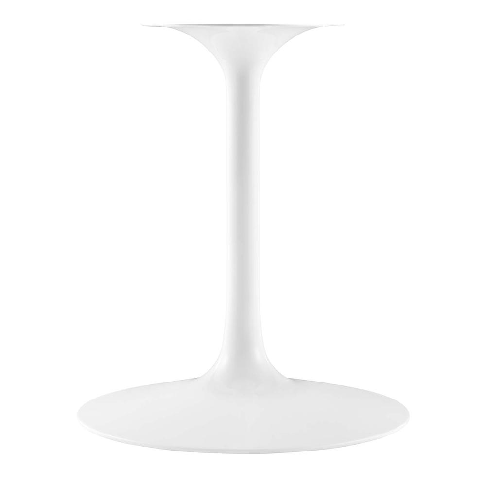 Lippa 48" Round Artificial Travertine  Dining Table. Picture 3
