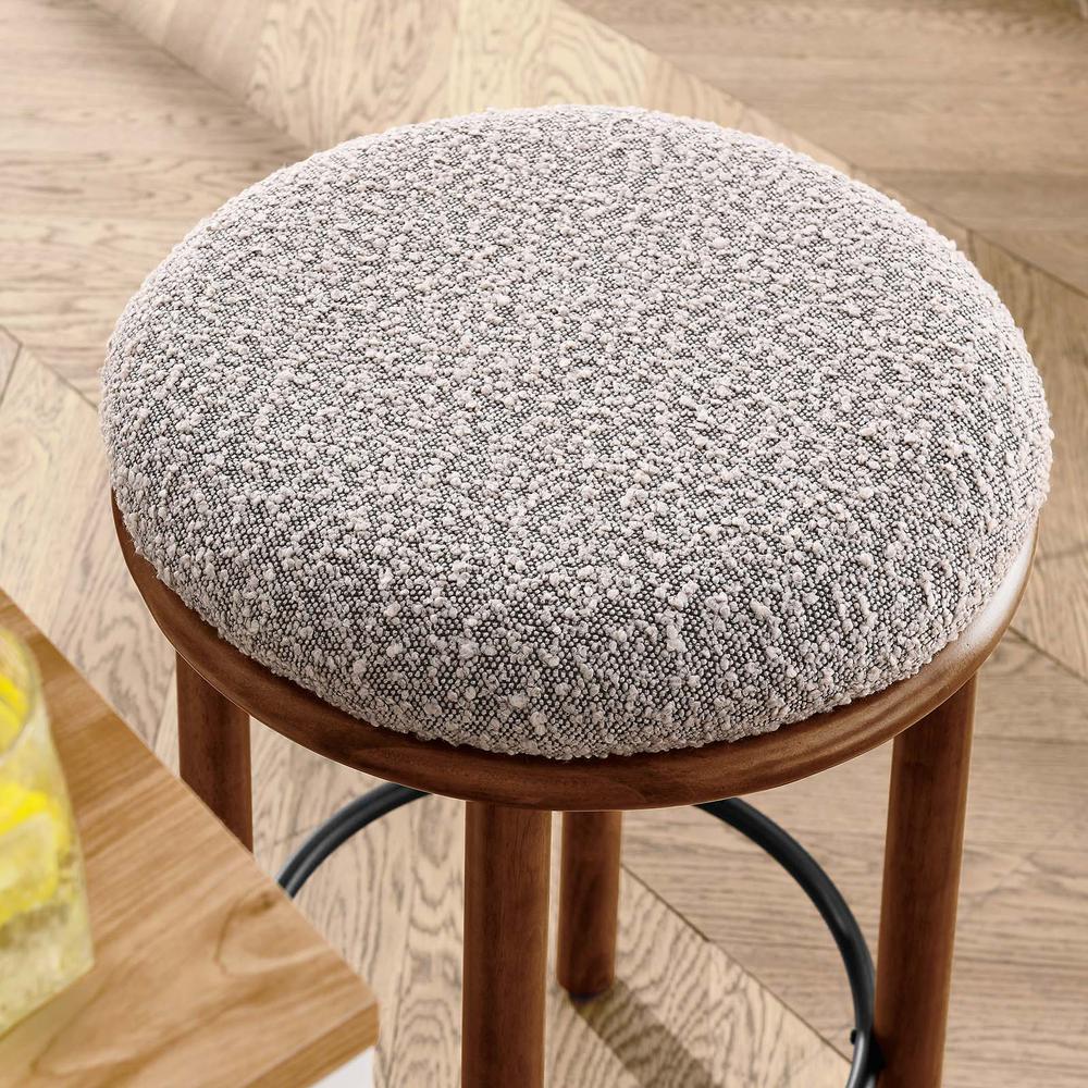 Fable Boucle Fabric Counter Stools - Set of 2. Picture 7