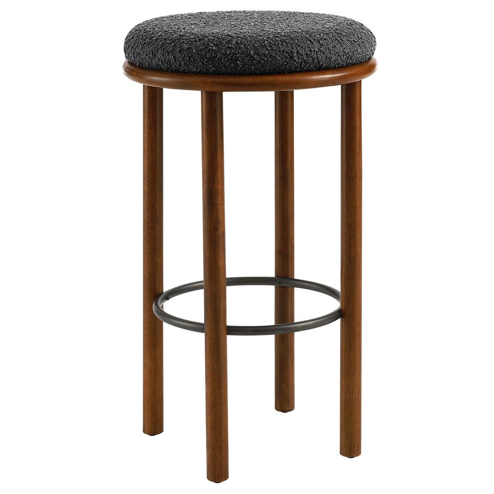 Fable Boucle Fabric Bar Stools - Set of 2. Picture 2