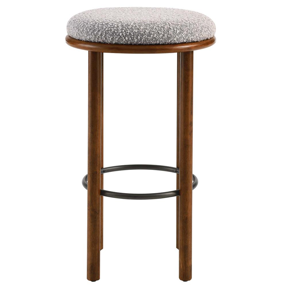 Fable Boucle Fabric Bar Stools - Set of 2. Picture 3