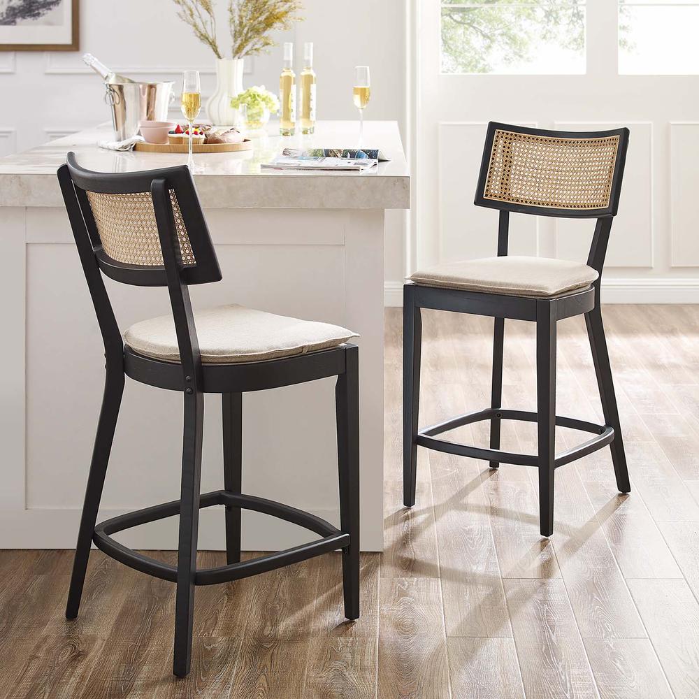 Caledonia Wood Counter Stools - Set of 2. Picture 9