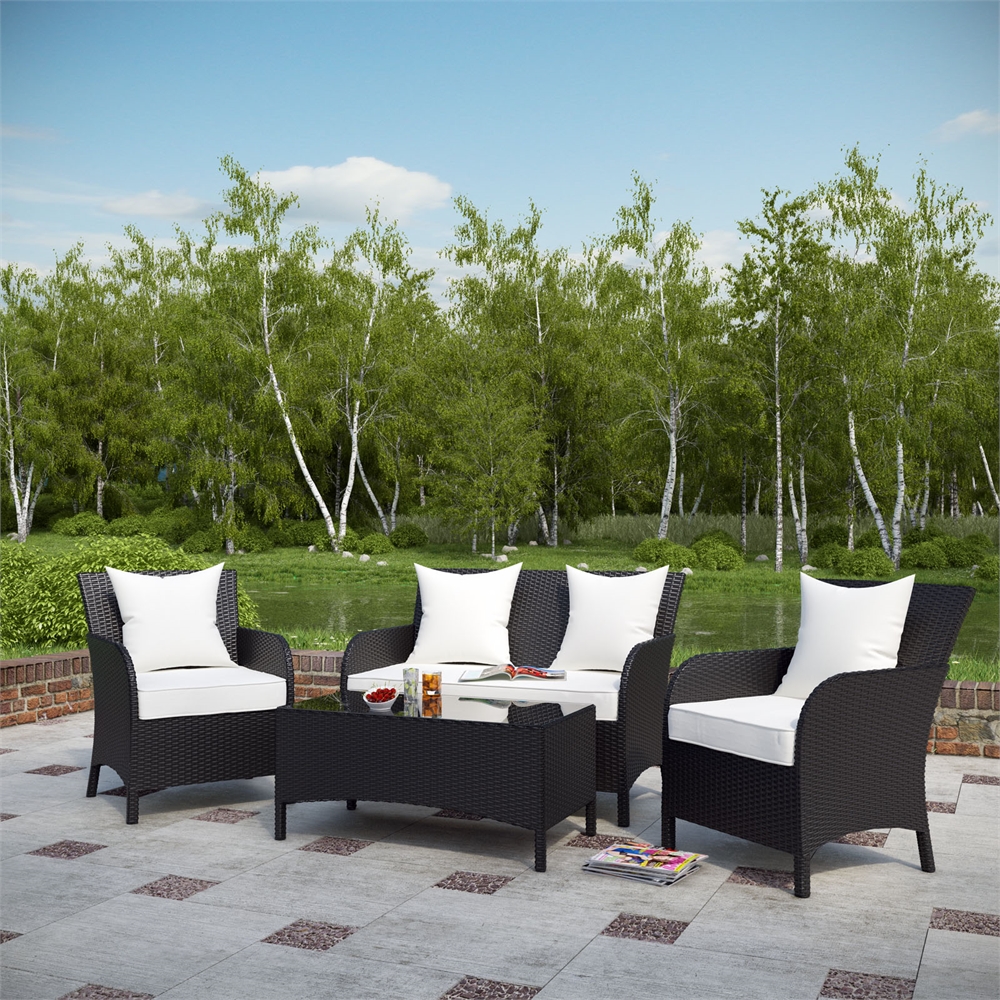 Thrive 4 Piece Outdoor Patio Sofa Set. Picture 2
