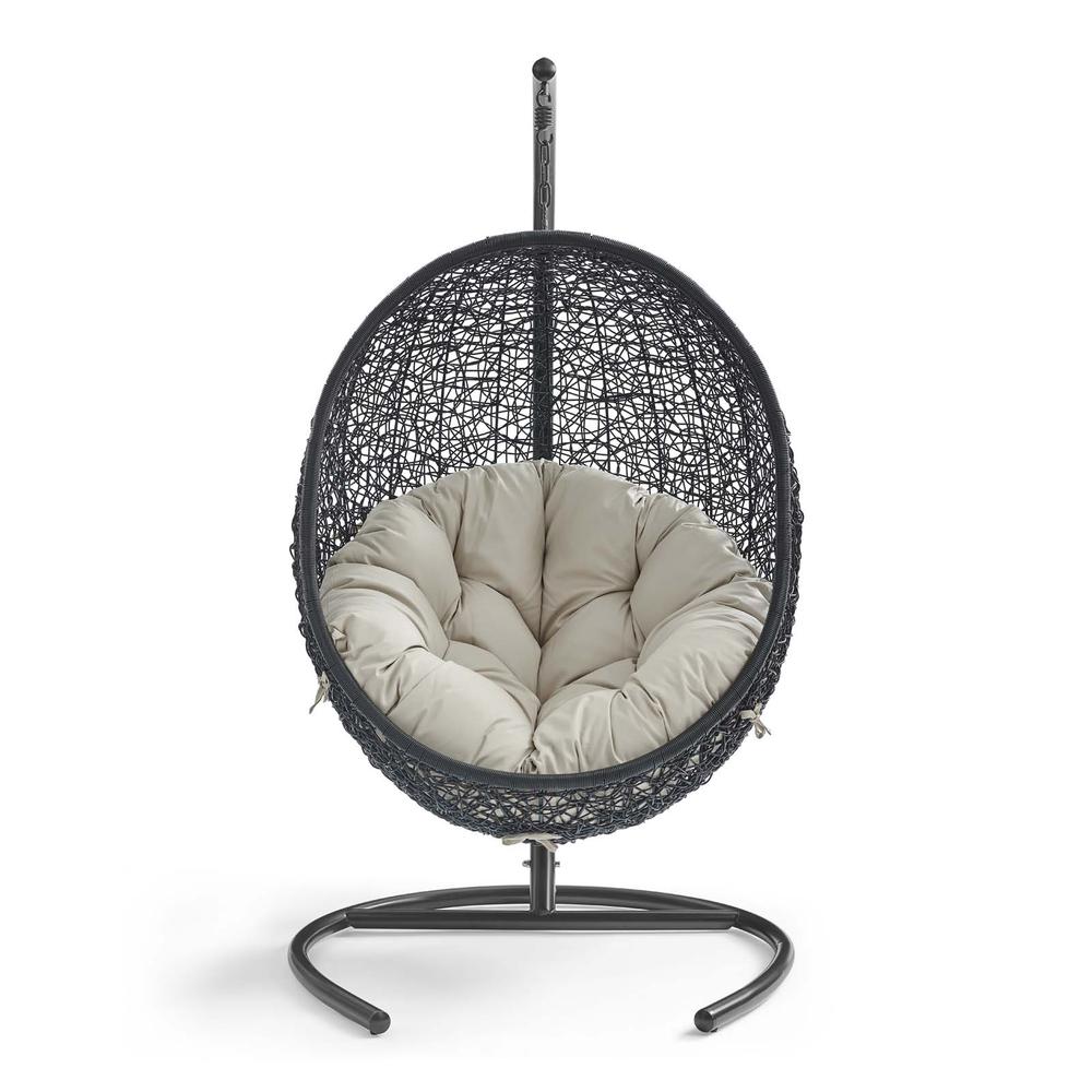Encase Swing Outdoor Patio Lounge Chair. Picture 5