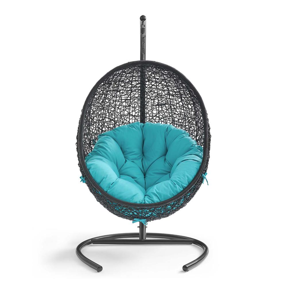 Encase Swing Outdoor Patio Lounge Chair. Picture 4