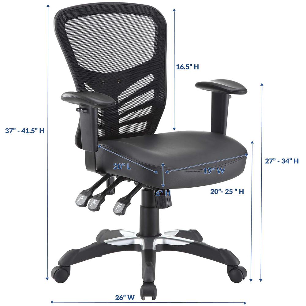 Articulate Vinyl Office Chair. Picture 3